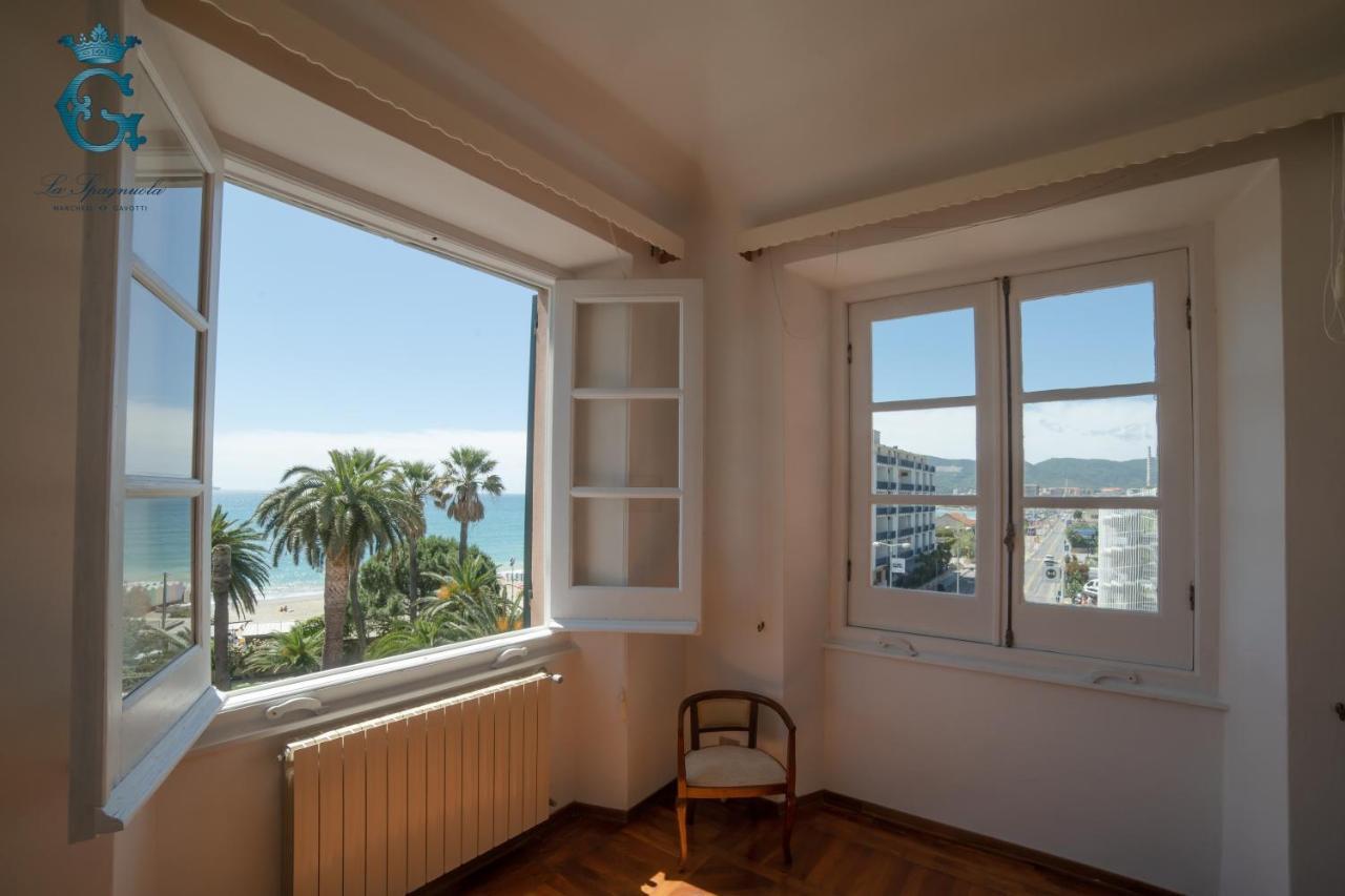 La Spagnuola - Villa Cinquecentesca Sul Mare Con Parco Privato Savona Buitenkant foto